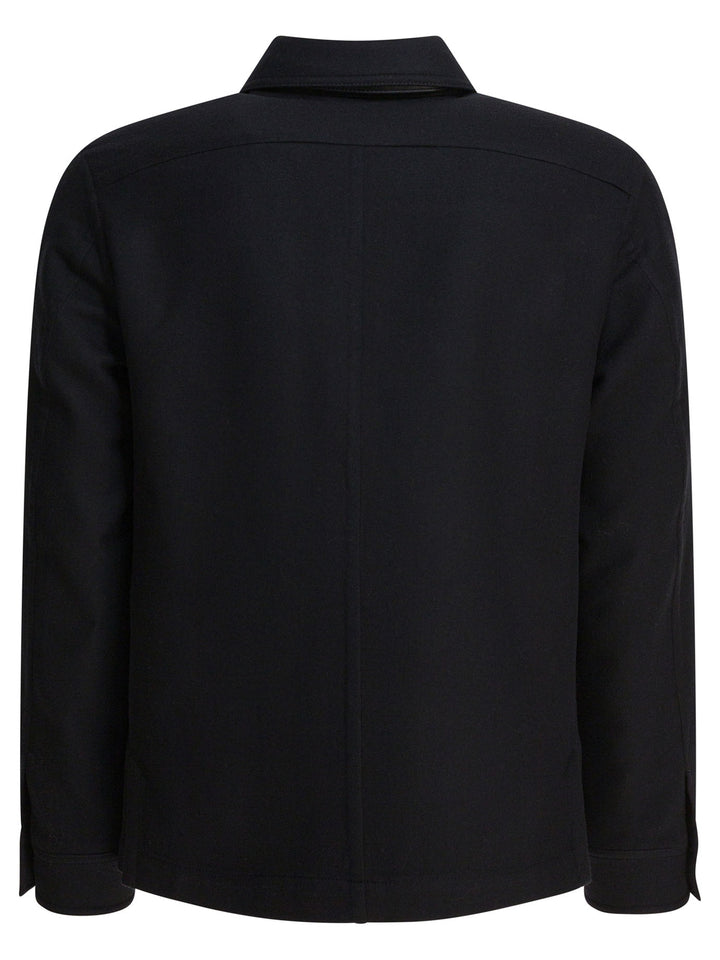 Tom Ford Wool And Silk Overshirt Jacket Jackets and Coats - Nero | 4c01afc022f5ecd7f75fe3b30d1a99ae78081b92