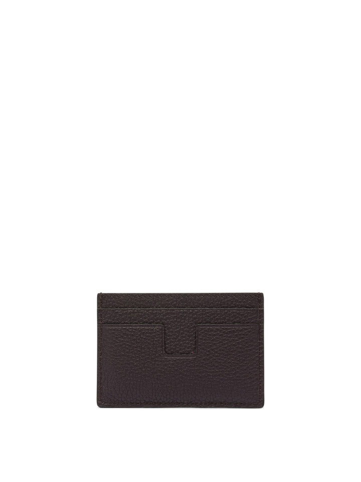 Tom Ford T Line Wallets & Card holders - Bordeaux | 5a19c19ec4f7e133a31d196cf9ba42eef606f1d2
