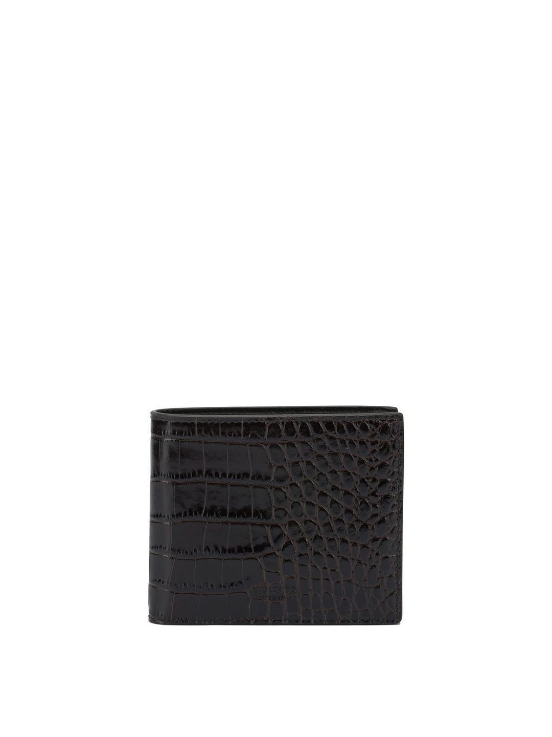Tom Ford Crocodile Print Leather Wallet Wallets & Card holders - Marrone | e842437c0c17c797004424c1f27736a327811533