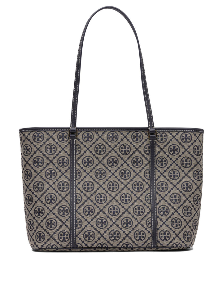 Tory Burch T Monogram Zip Tote Borse a Spalla e Tracolla - Blu | 2cb0c7148df8cf1031960734002e1da8b1abcc93