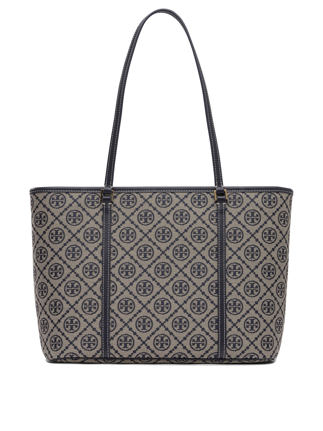Tory Burch T Monogram Zip Tote Borse a Spalla e Tracolla - Blu | 78cdefc2c5f77eed723d0d3c46a4d77aa97551e5
