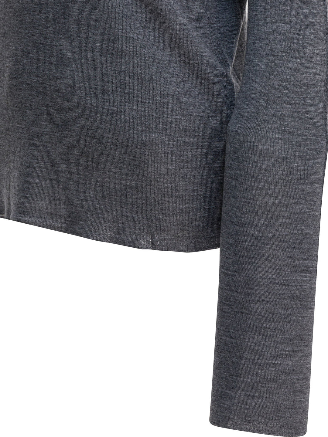 Umarmung Wool Turtleneck Sweater Knitwear - Grey | b863efa1c042f9f2c8f58919c2724d1e88ee28c0