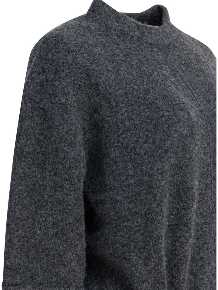 Umarmung Wool-Blend Crew-Neck Sweater Knitwear - Grey | 52e6a12fb1e661d3f4da53c335ea89369da577bf