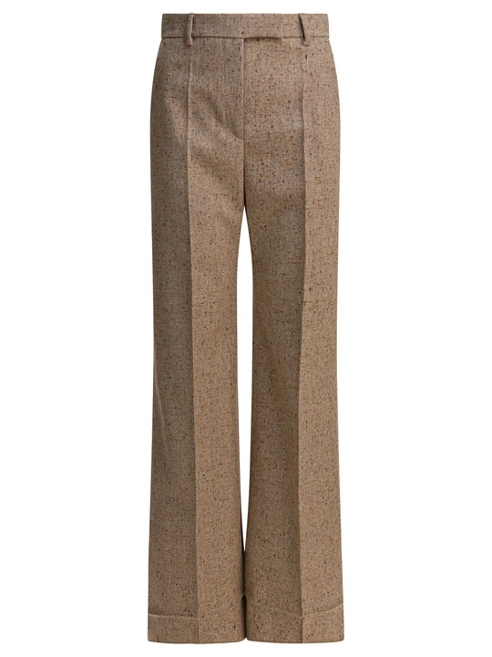 Natte' Buttoned Pants Trousers Beige