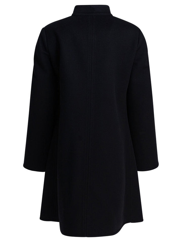Valentino Wool And Cashmere Coat Jackets and Coats - Nero | 4c02610c919d6ddfd45364a5574a208be9047106