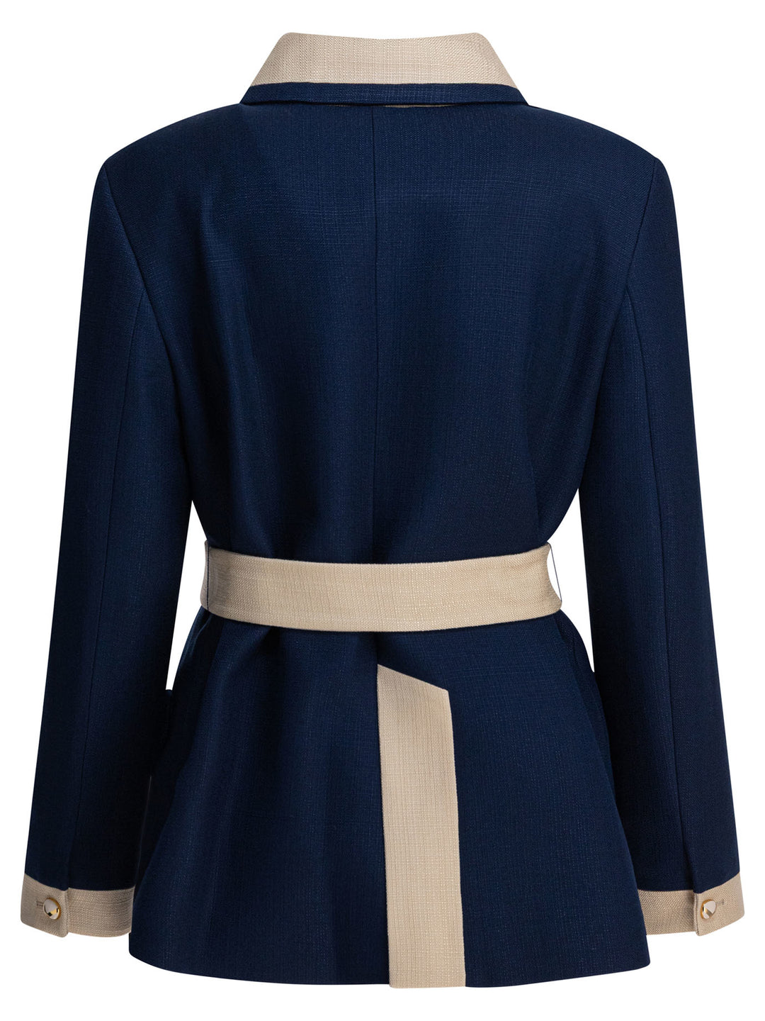 Valentino Viscose Caban Coat Jackets and Coats - Blu | 7a0f248845a6aff869f97c4e4f156830409bb371