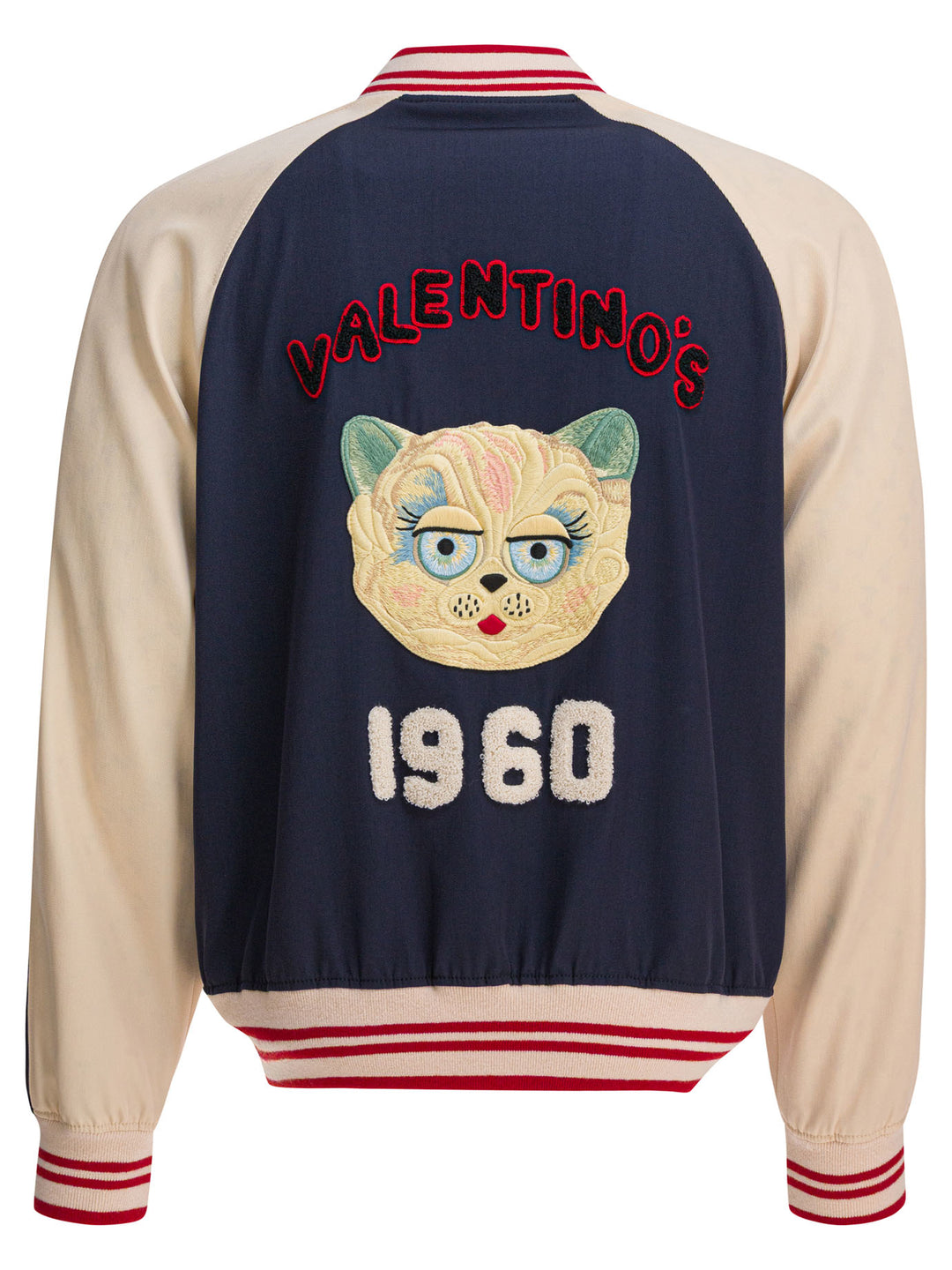 Valentino Virgin Wool Bomber Jacket Jackets and Coats - Blu | 320cc963118e4b6c2da949e82cc87baf36155fba