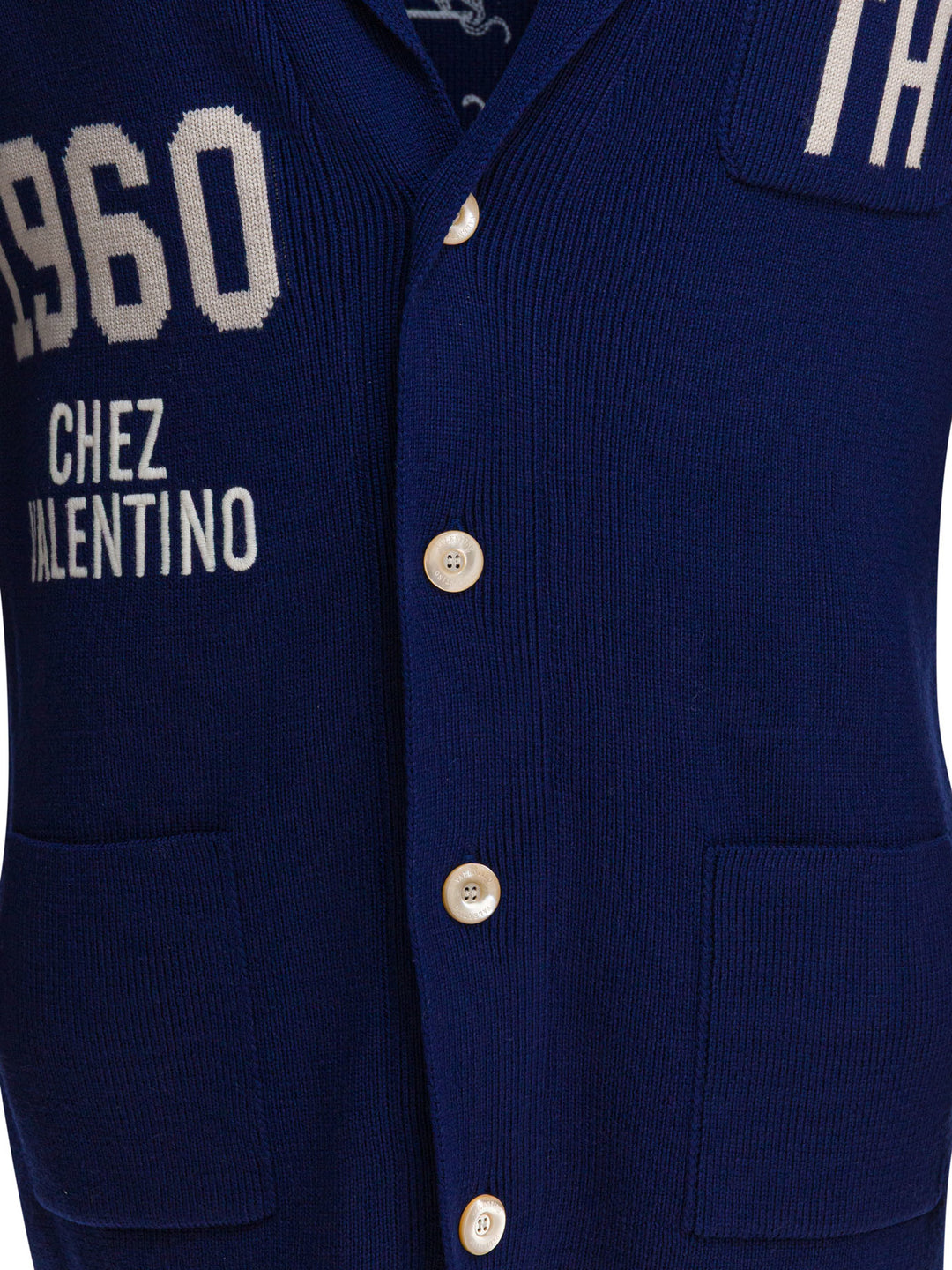 Valentino Chez Valentino Knitwear - Blu | 77e274c7f097a7e5bcea1edcd096ee07bd71492a