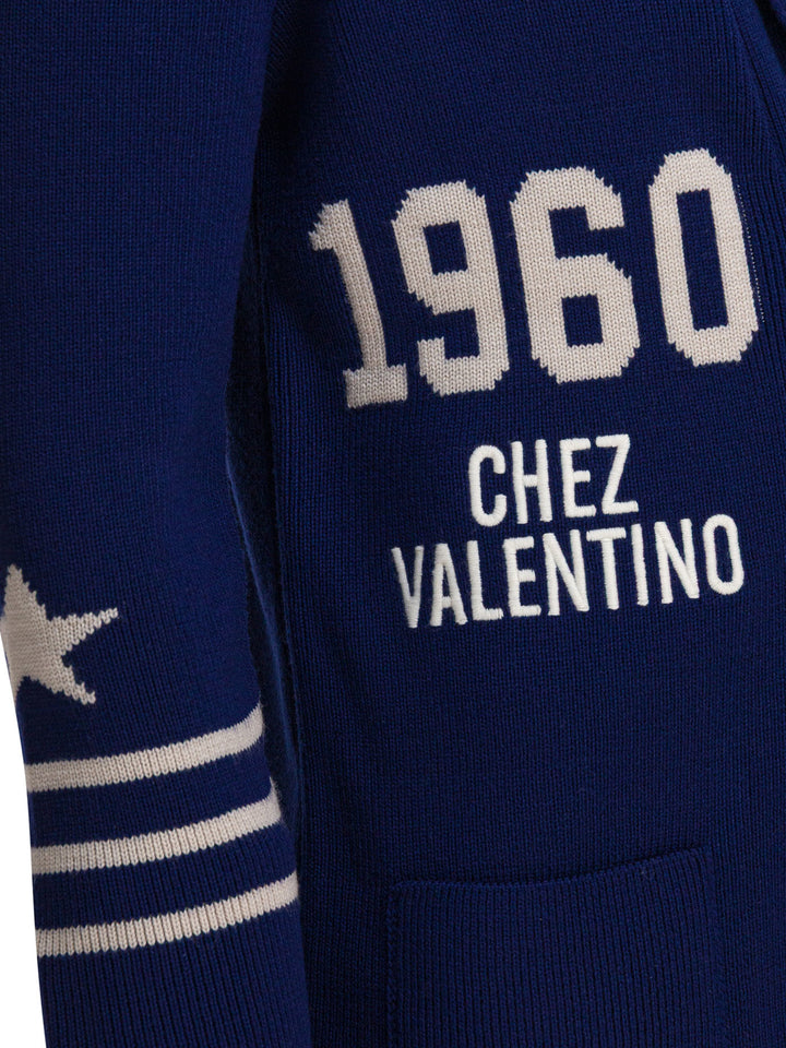 Valentino Chez Valentino Knitwear - Blu | 073fe5ef8d27504ec1df5ad7444236c20de15e44