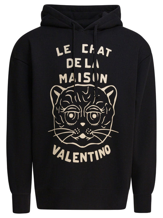 Le Chat De La Maison Sweatshirts Nero