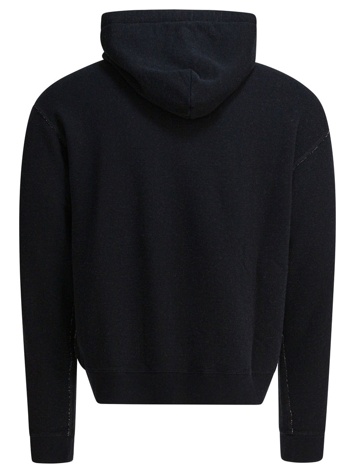 Valentino Cotton Hoodie Sweatshirts - Nero | 690ba4e83ba1cd31cca0416b4975abf8bde0f42c