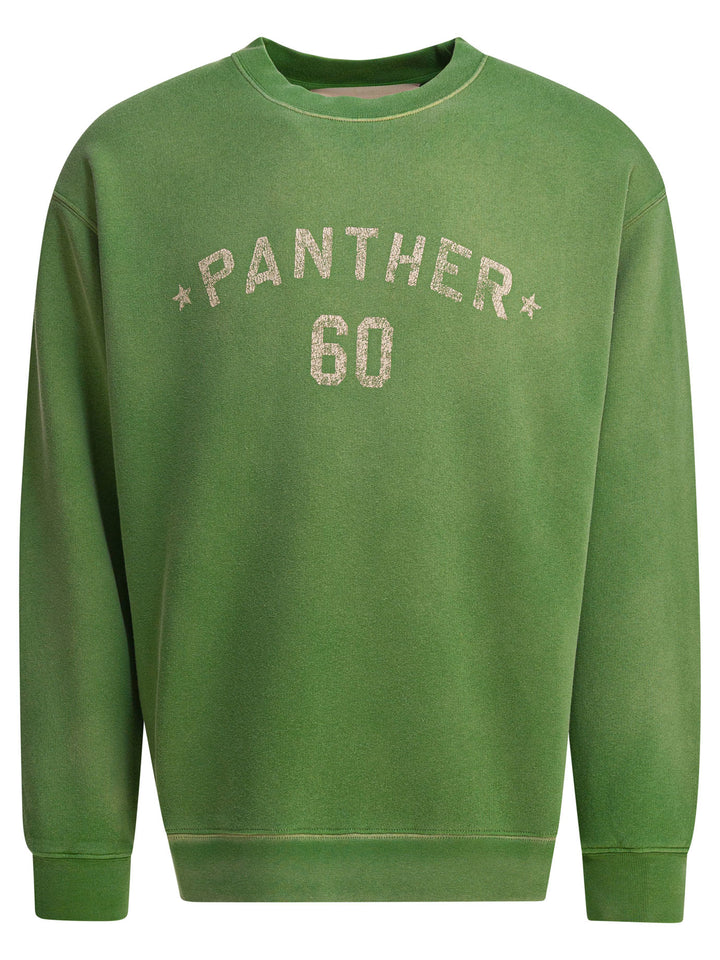 Valentino Cotton Crewneck Sweatshirt Sweatshirts - Verde | 4186f286ac1f9c327a5208fcc1a0bbeb7ff12456