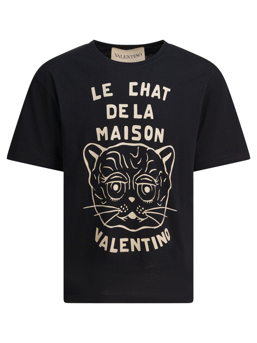 Valentino Le Chat De La Maison T-shirts - Nero | abccb2a9ad411f05be64d3ab4dbde5baaa1433a1