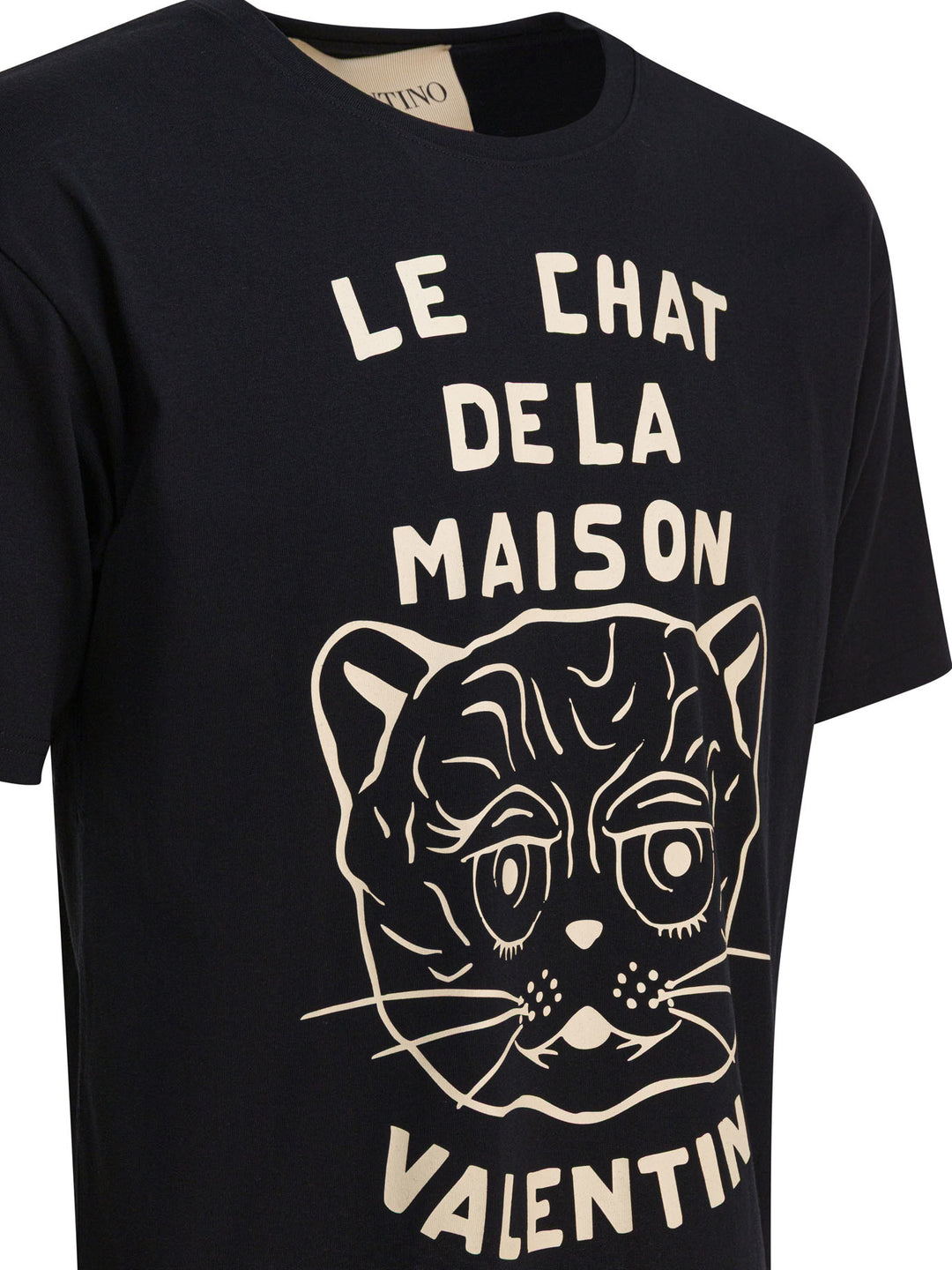Valentino Le Chat De La Maison T-shirts - Nero | 48b3e95b93e9d963bb248adac4089d5338507072