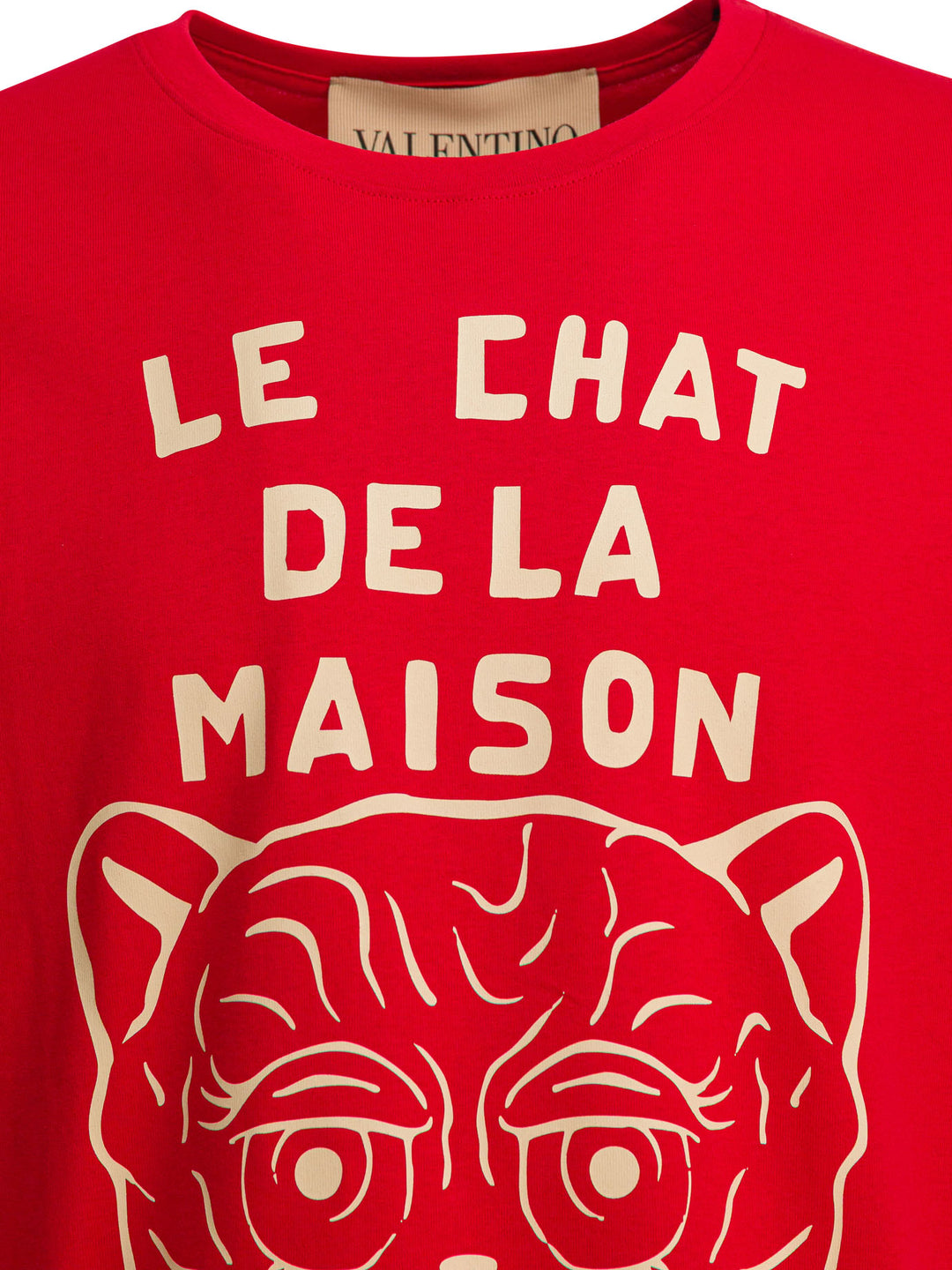 Valentino Le Chat De La Maison T-shirts - Rosso | 6b2c3ce45a4bb26375f4378bc3d5846b76e8b0df