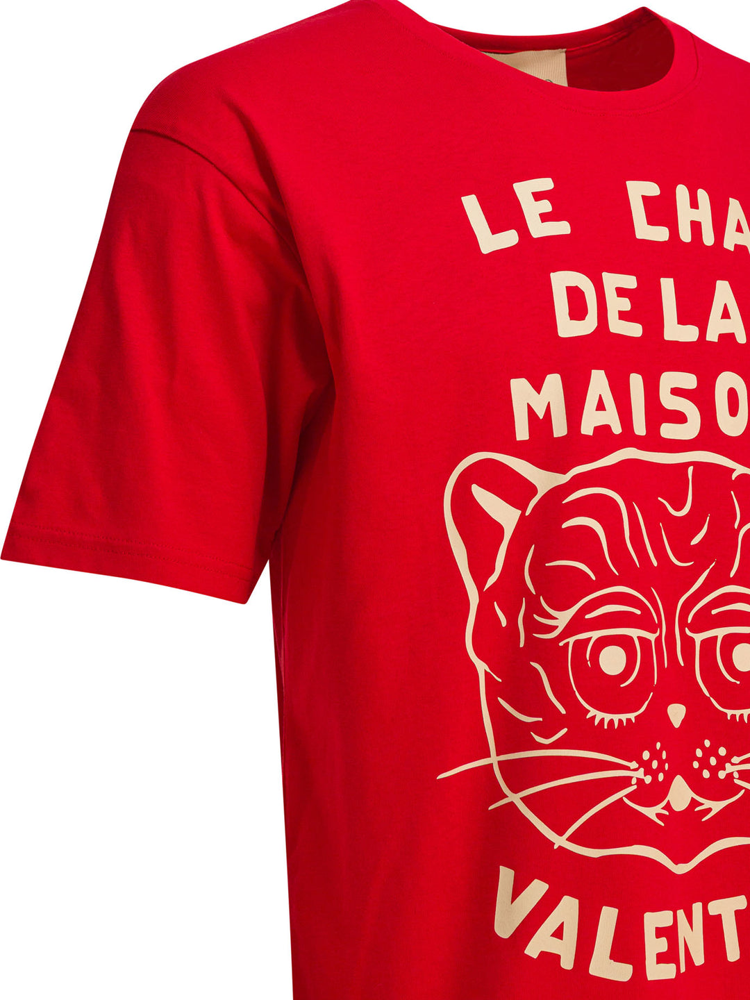 Valentino Le Chat De La Maison T-shirts - Rosso | c8a20fbd84da8f21a89d7868e92b351e1866fc7f