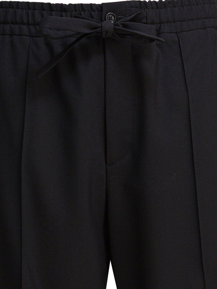 Valentino Wool Sport Pants Trousers - Nero | 592b76e764e03be5b1b50bf0935e6e81d5fe2ba7