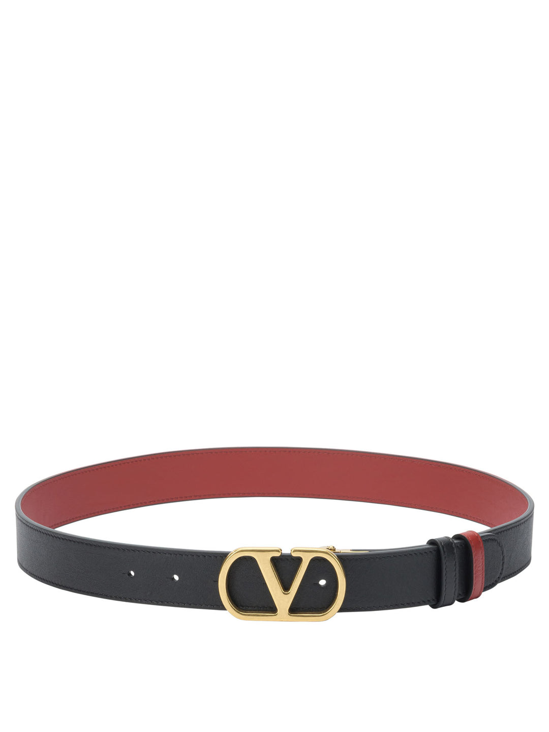 Valentino Garavani Vlogo Reversible Belt Cinture - Nero | 2f809db0d739d1728406b4679dbef724060c79c1