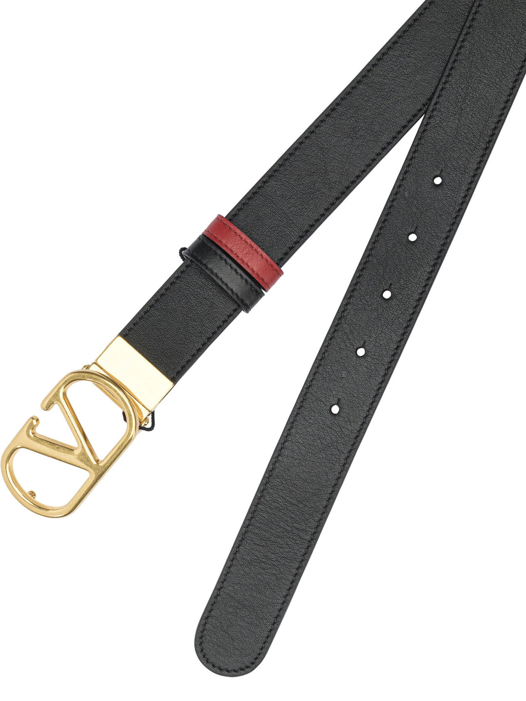Valentino Garavani Vlogo Reversible Belt Cinture - Nero | 7fdb0c3408d444c6cabeb02cf4e9a7d707f9a1ce
