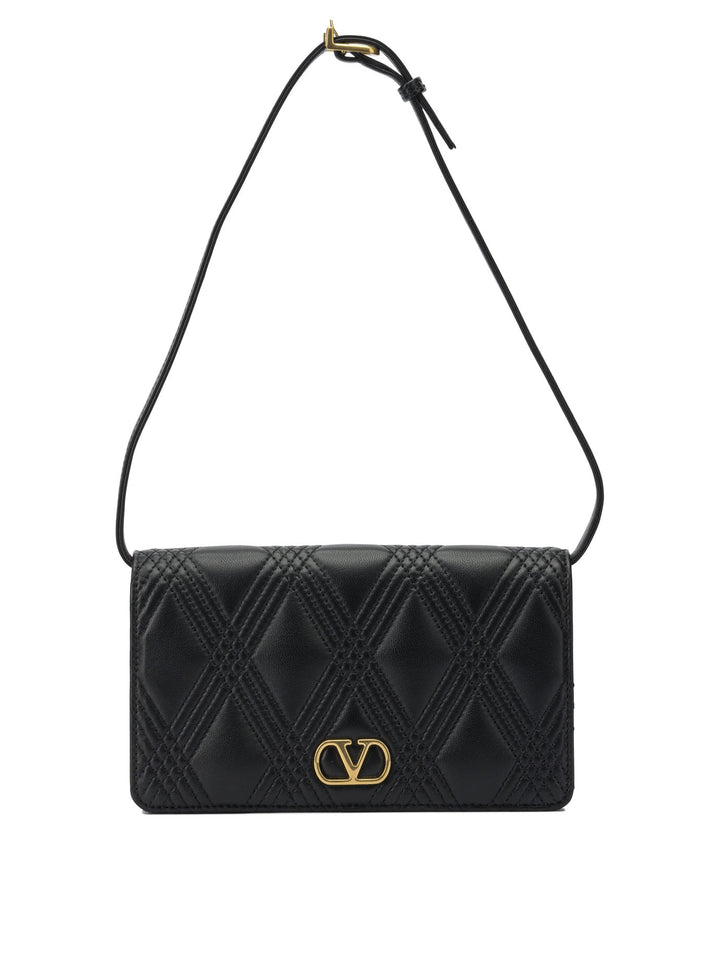 Valentino Garavani Quiltie 67 Borse a Spalla e Tracolla - Nero | 22f2657a56a6f52ca034e4636a2866b9fbcfe177