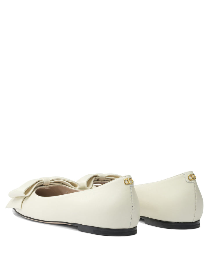 Valentino Garavani Bowow Ballerinas - Bianco | 86311e68ef389ac3bcd7944db2c26994f2f8f1e0