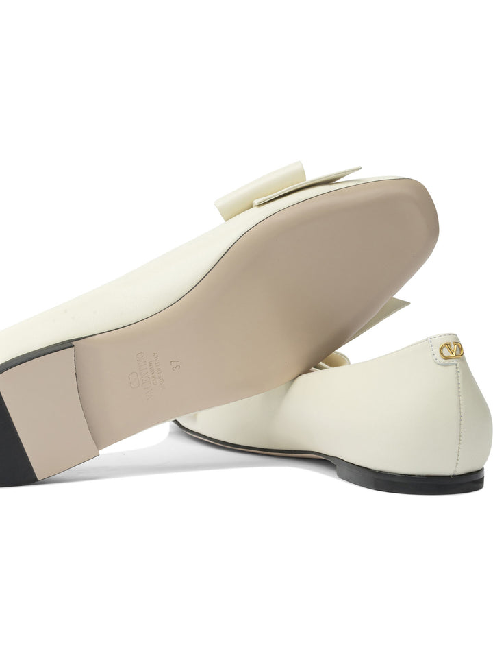 Valentino Garavani Bowow Ballerinas - Bianco | c3884750bba0bf1180ab20b02296391ca9104034
