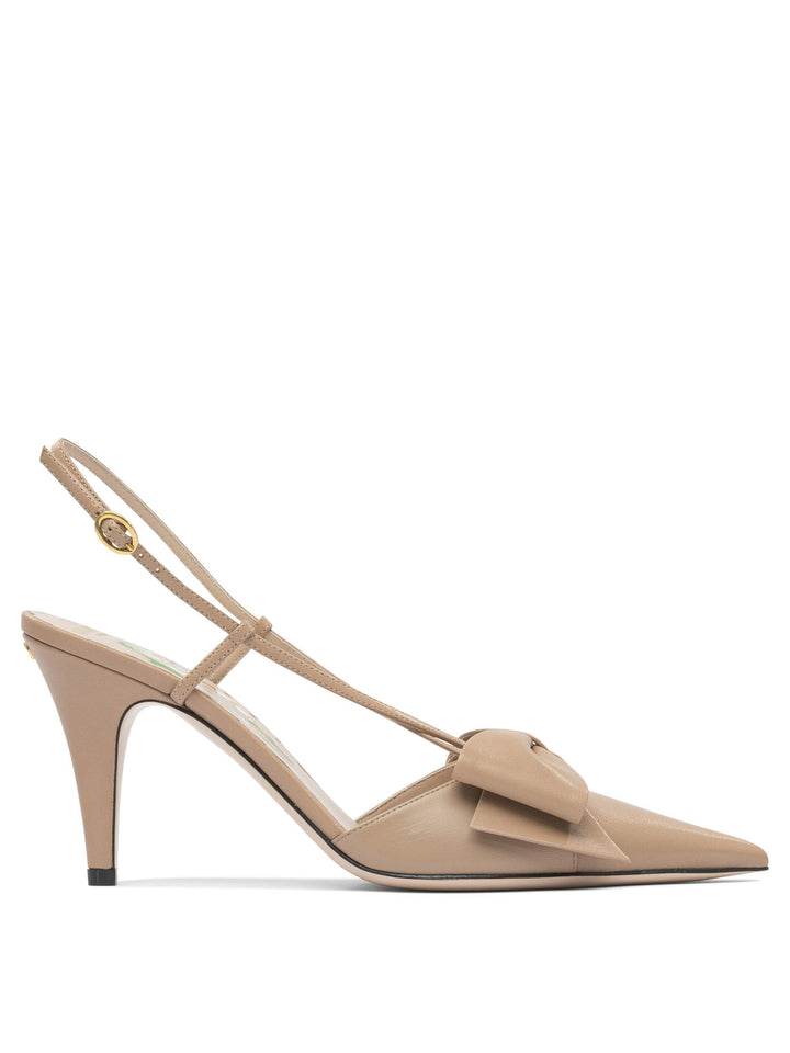 Valentino Garavani Bowow Heeled shoes - Rosa | 039846f85269e4cf080cd0fae05f0e536d3e3fb1