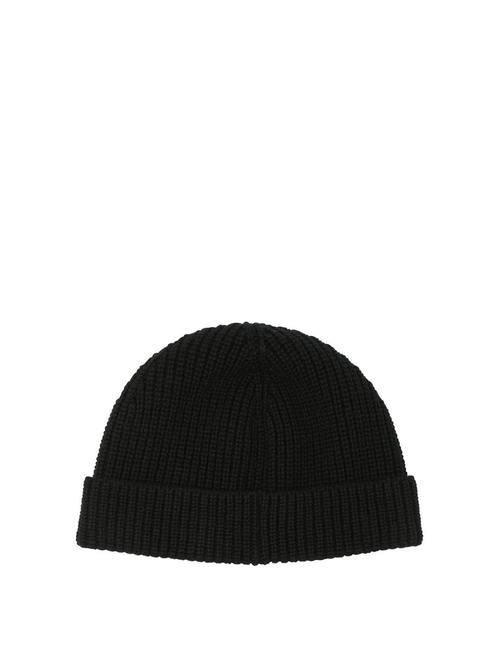Valentino Garavani Signature Vlogo Cashmere Beanie Cappelli - Nero | d294914b80454e36ac0ac1c714898215be4e9548