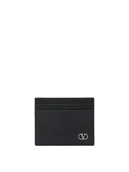 Vlogo Signature Wallets & Card Holders Nero