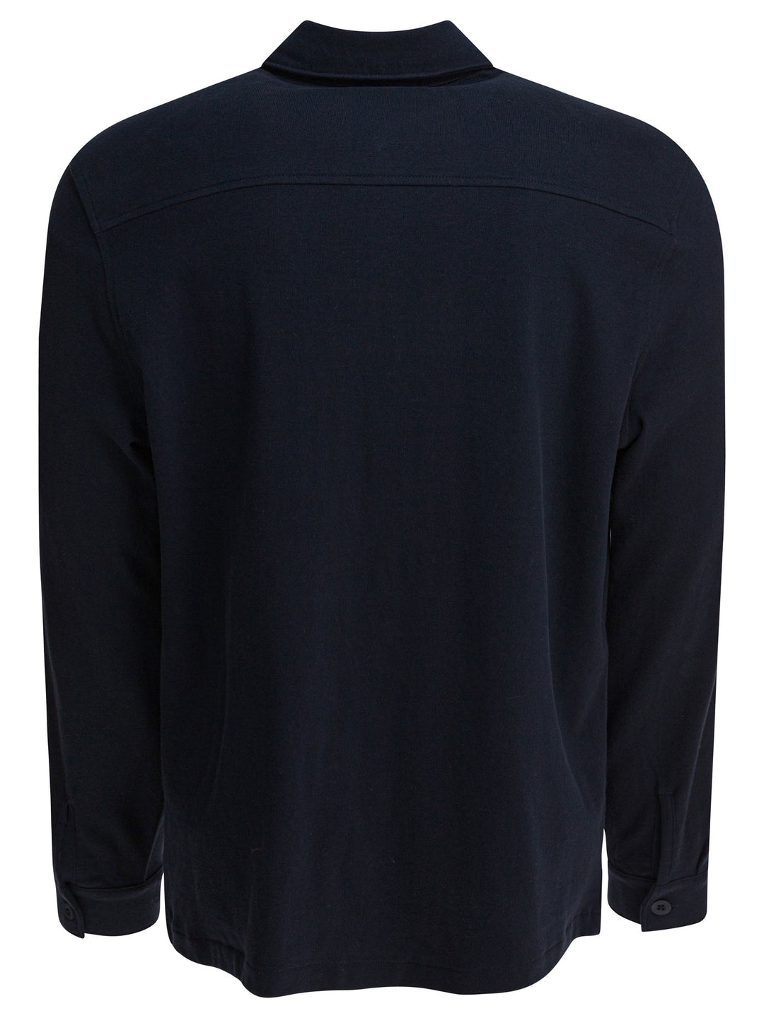 Vince Cotton Suede Overshirt Jacket Jackets and Coats - Blu | 4aad51717418d0ab4be42f70ad5f5a1b4ad8f9b2