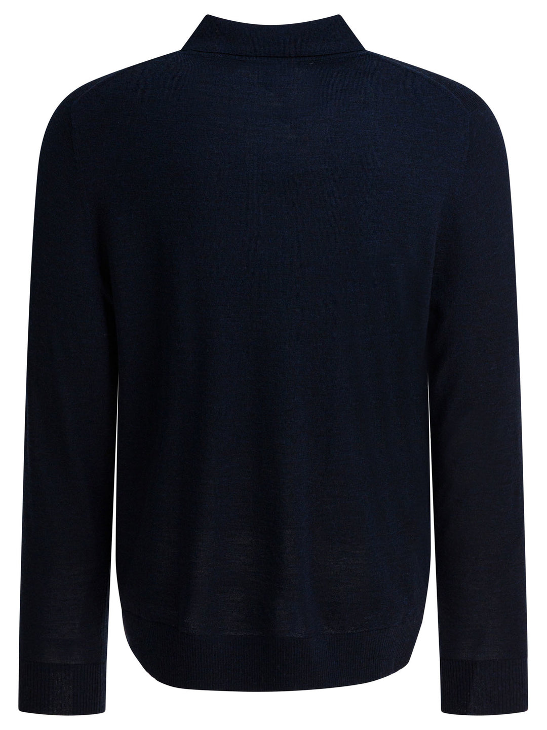 Vince Merino Wool Polo Shirt Polo shirts - Blu | 075902574dee20f4b2fd237d10c55dc67b3233e1