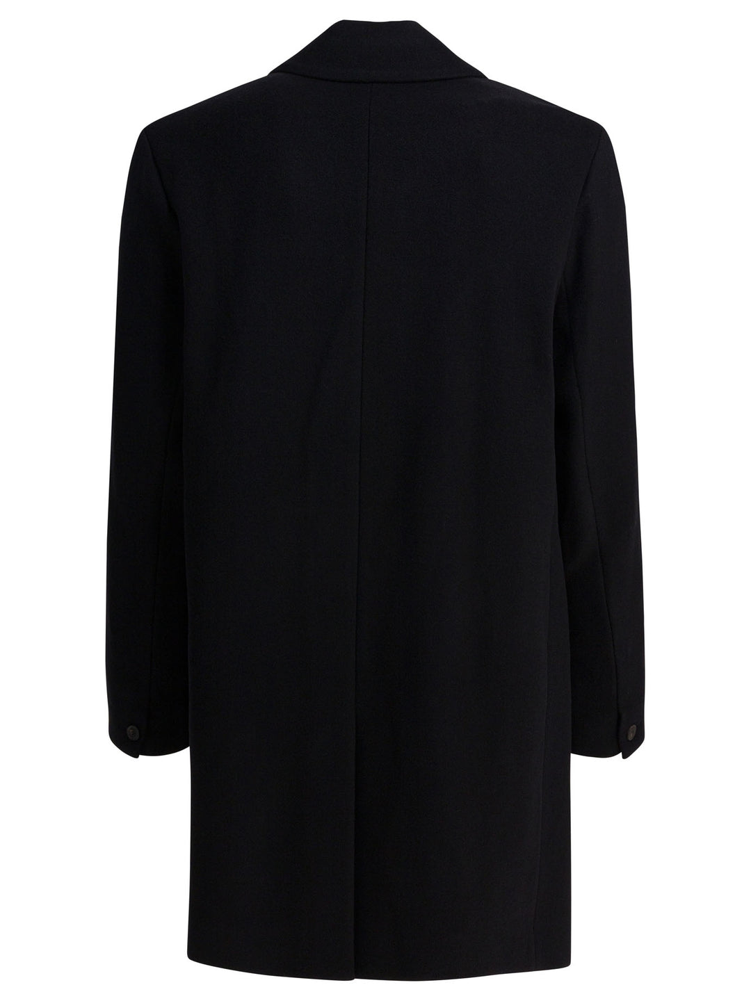 Vince Classic Coat In Italian Wool Blend Jackets and Coats - Nero | 225f413a667f6feb23edfd0da3427bda7c4f0dd7