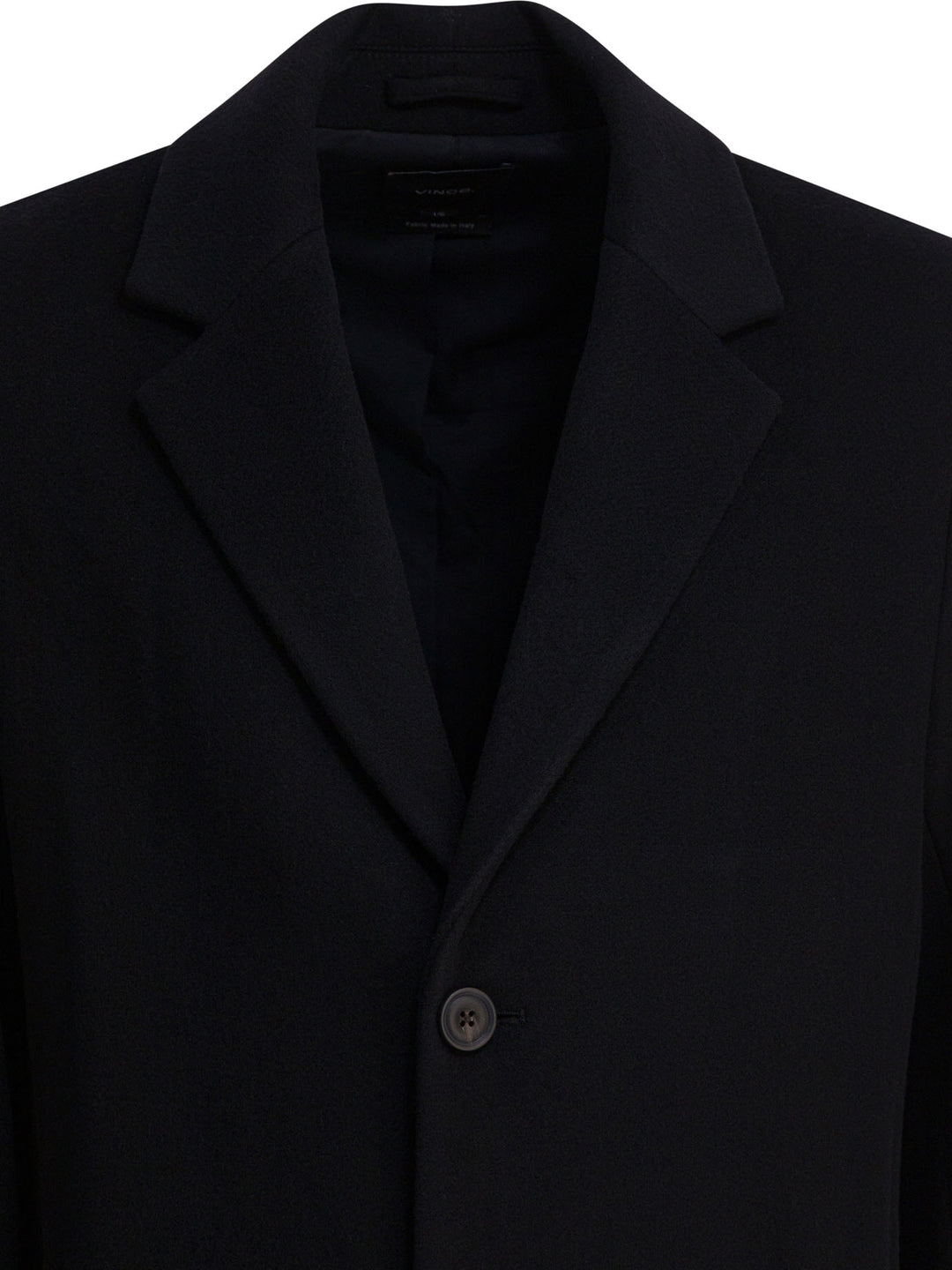 Vince Classic Coat In Italian Wool Blend Jackets and Coats - Nero | 882f59cd59f585dd9330f4f17ca55e439911357f