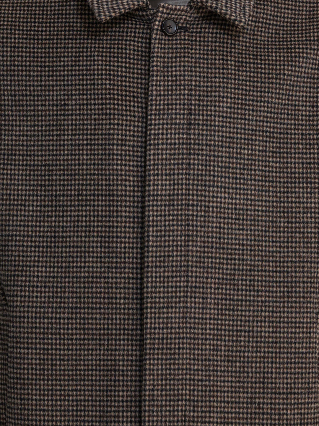 Vince Houndstooth Overshirt Jacket Jackets and Coats - Marrone | 0f19855eb9e39891fb27ada3c45edb5eded3eb5a