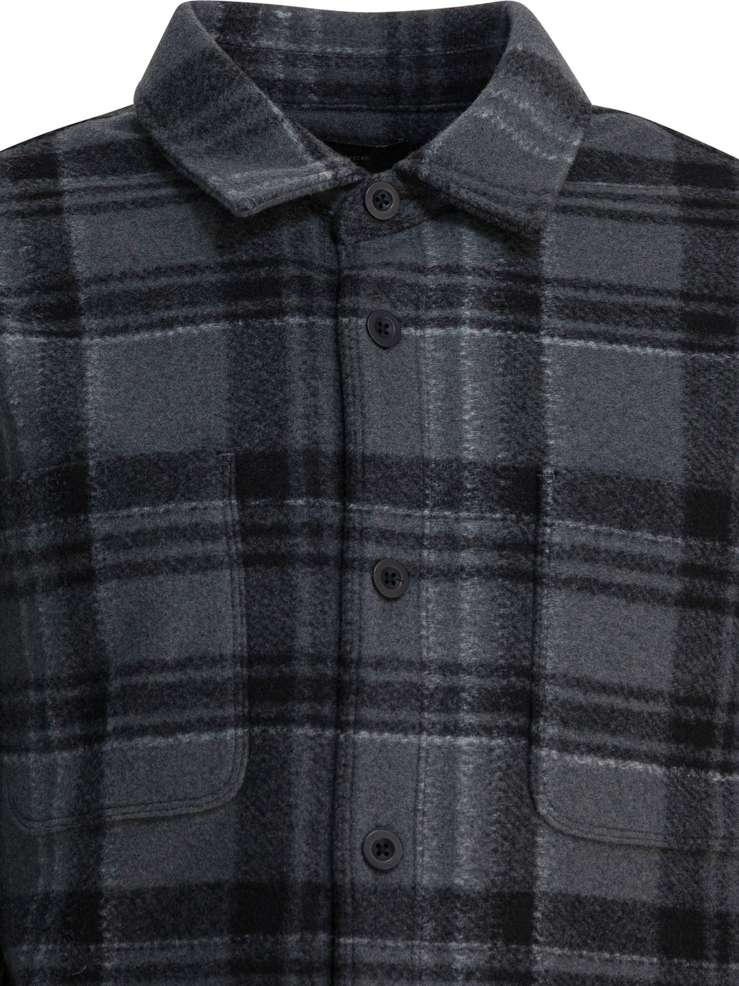 Vince Check Overshirt Jacket Jackets and Coats - Grey | b4bd14d1df711f9ce3966c0029fbf8c7d91d7f01