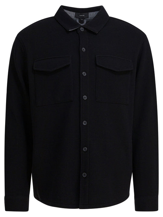 Cotton Overshirt Jacket Jackets And Coats Blu