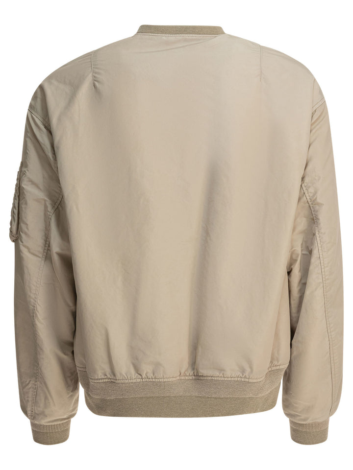 Visvim Nylon Bomber Jacket Jackets and Coats - Beige | 0a11c25d0201cdf4b3ea14936e1c649a20ebc7ca