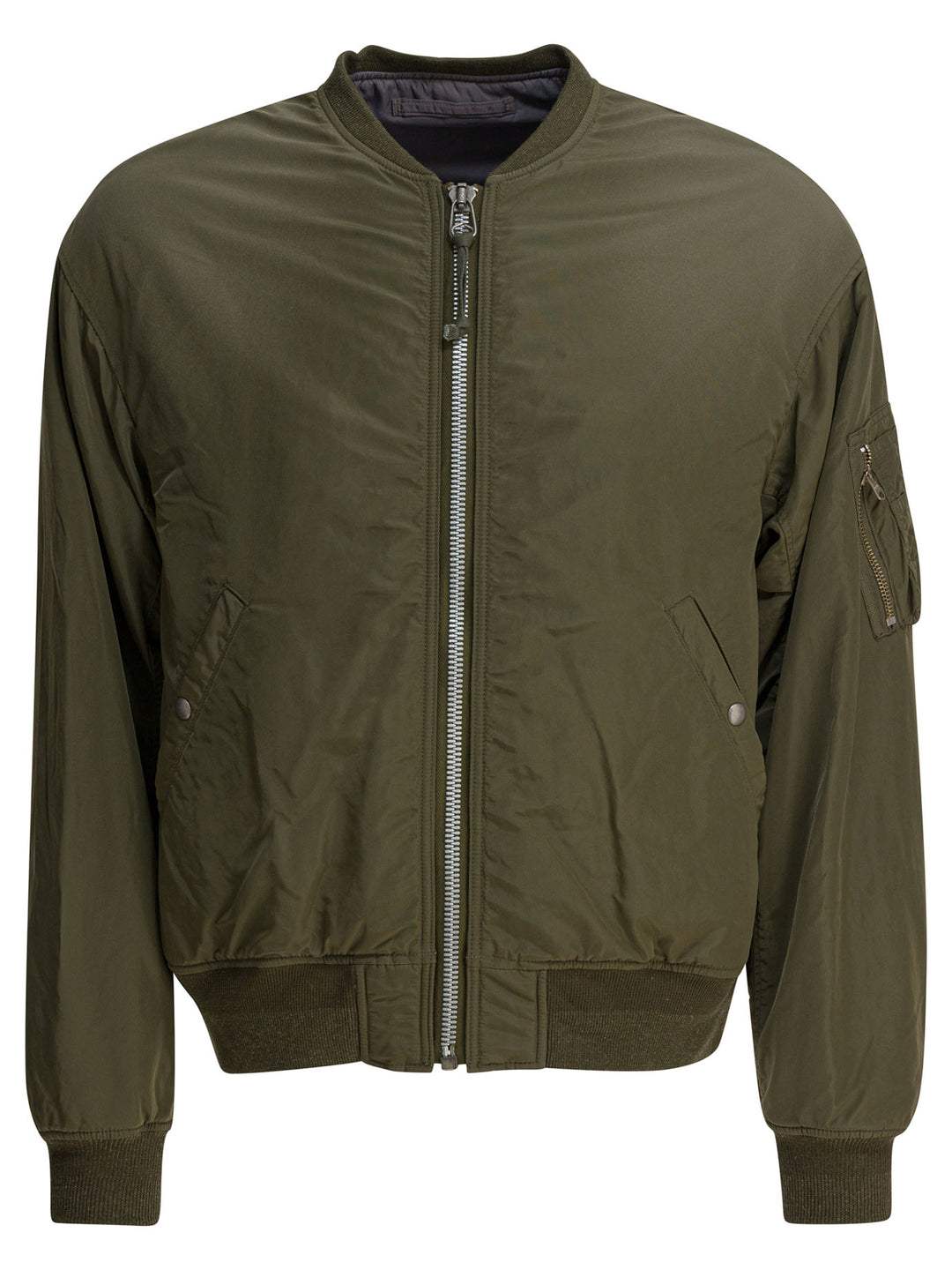 Visvim Nylon Bomber Jacket Jackets and Coats - Verde | 74a023da61087f61e824b17dc9593c8d0e02edde