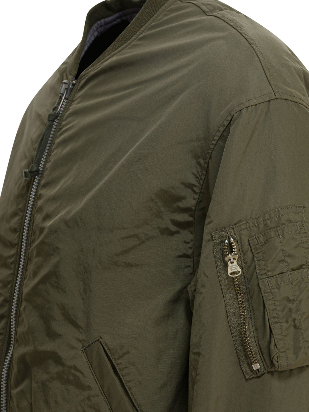 Visvim Nylon Bomber Jacket Jackets and Coats - Verde | f1c0b441e9f701ebe08211a965bbcb95da3378d6