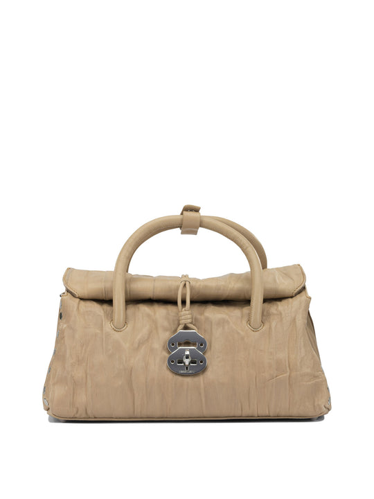 Dotta Pleated Handbags Beige