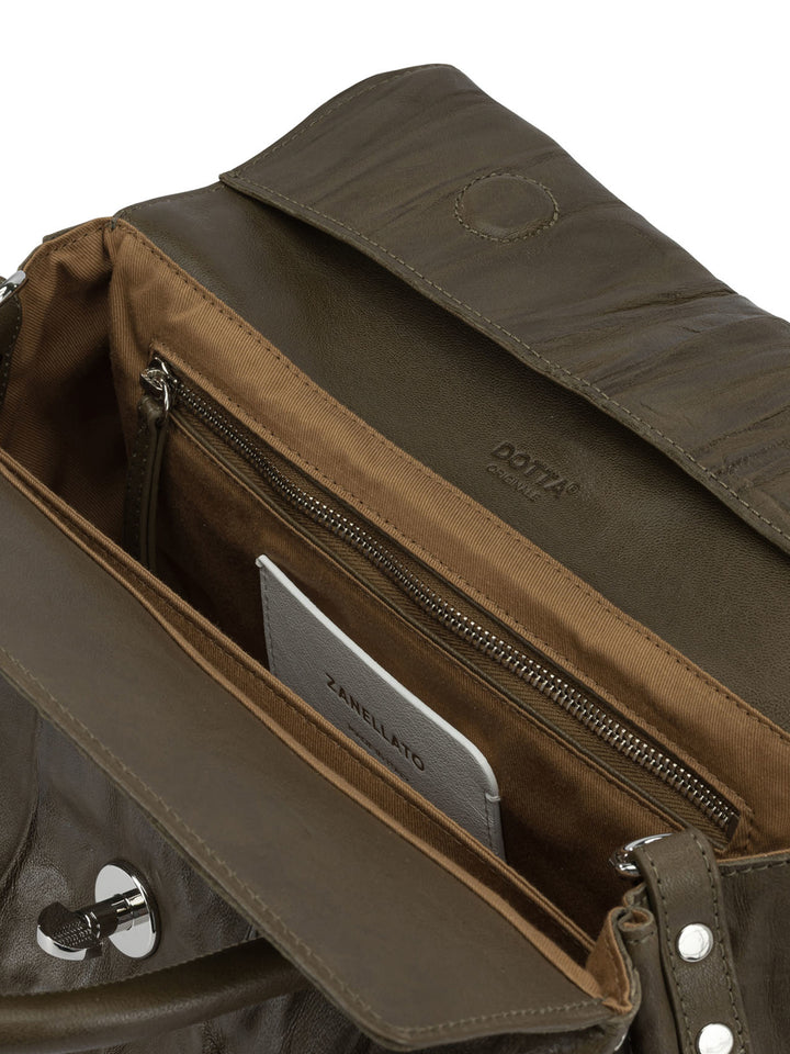 Zanellato Dotta Pleated Handbags - Verde | 91230127b0a899e8f63e939944aed0d108d06e44