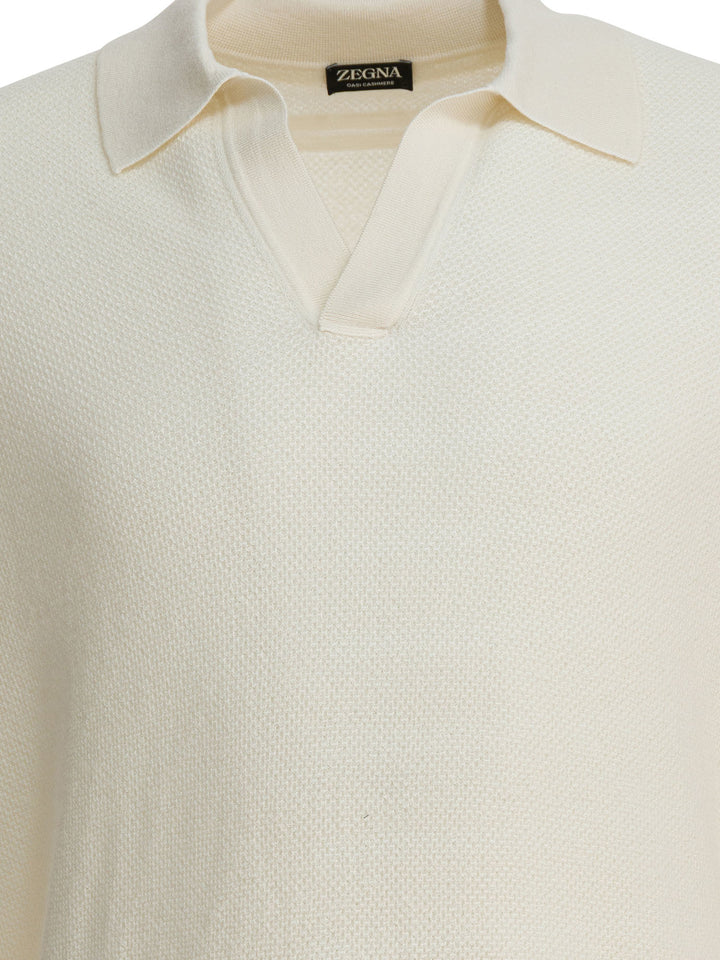 Zegna  Polo shirts - Bianco | 1736fef91e73a2d43d06a8b11595c8e0dafd438f