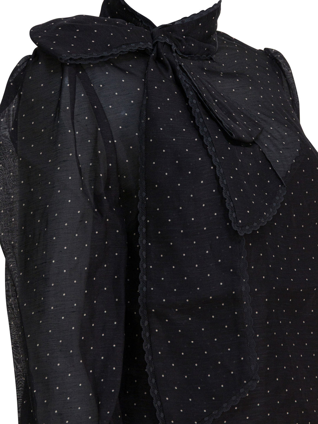 Zimmermann Lavallière Dream Shirts - Nero | df92bf443e9054bd762918a5a01d6214ded6cc87