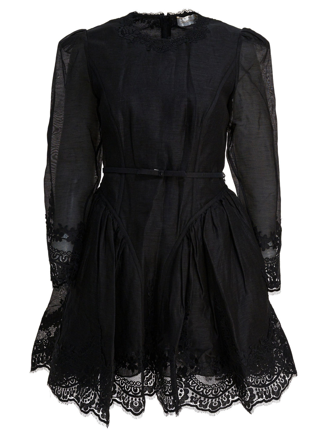 Zimmermann Hypnotic Lace Mini Dress Abiti - Nero | 78b3d483cb4ab33c2ba0cc8241aef16be61d9682