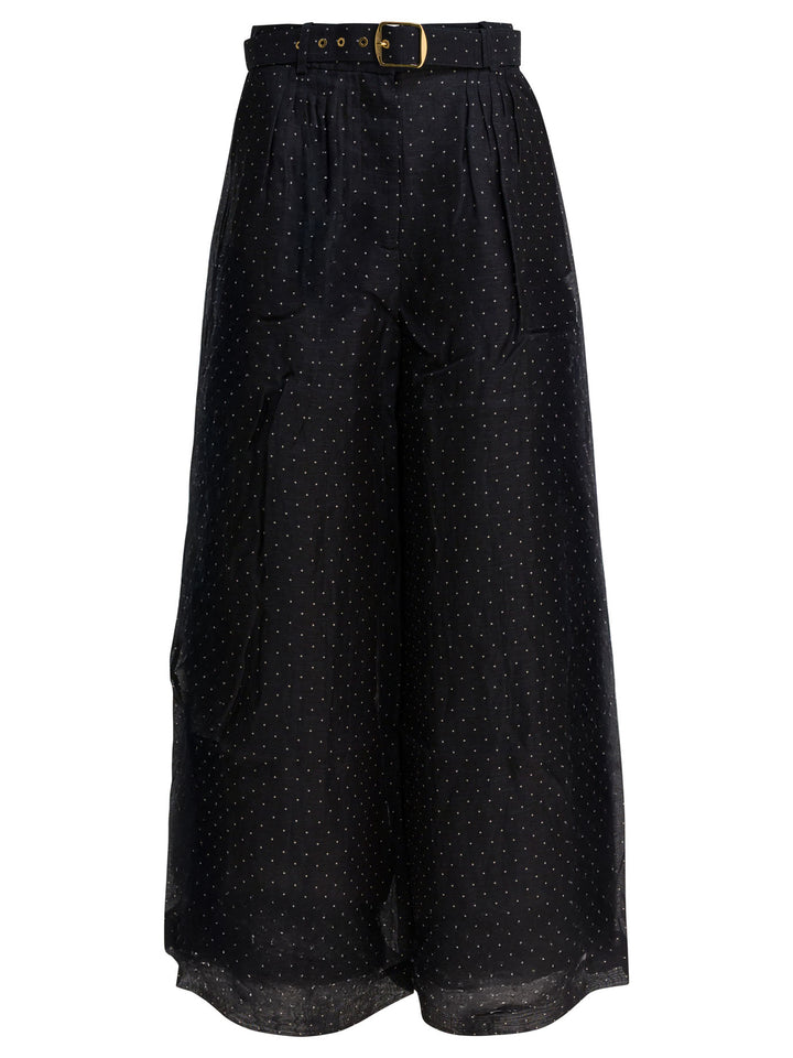 Zimmermann Dream Trousers - Nero | 27bf2eb15b88e547d6480c1c335c239c423d9dd5