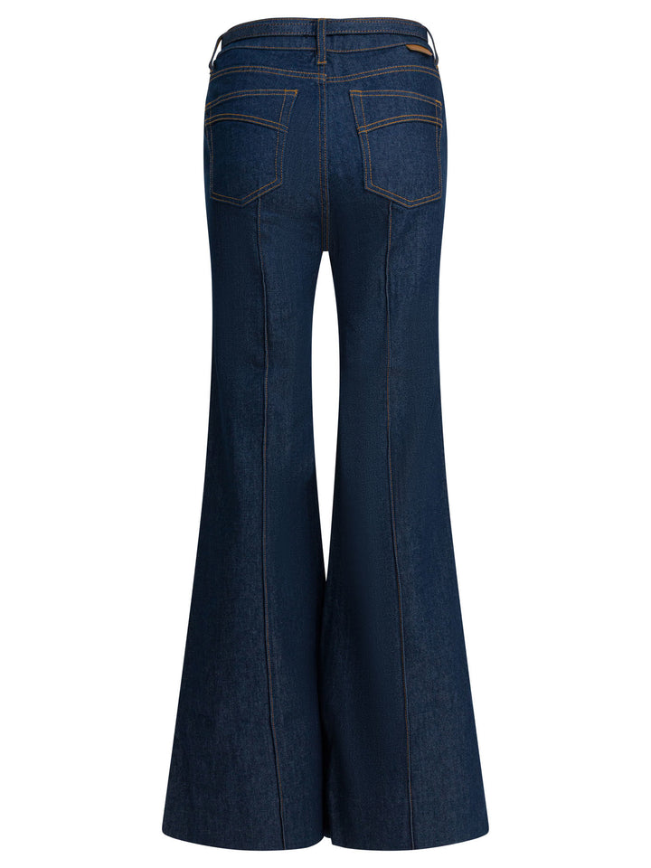 Zimmermann Wide Leg Jeans - Blu | 3666a3802421c608aa47b852a082a343b0b8394a