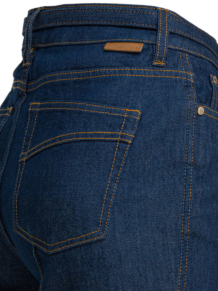 Zimmermann Wide Leg Jeans - Blu | 247fb8ea4dc7896e4268615d133a623c0ae68119