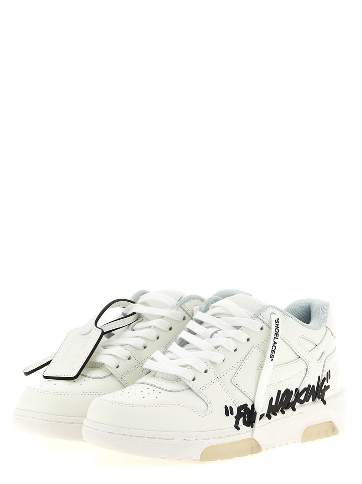 Off-White Out Of Office For Walking Sneakers - Bianco/Nero | 2b27a53ffafd19567bf0e98716036eaf38a4d508