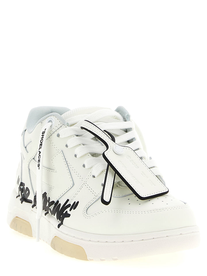 Off-White Out Of Office For Walking Sneakers - Bianco/Nero | 0c2cc20f6365957777cdbede25ed2c42567f471a