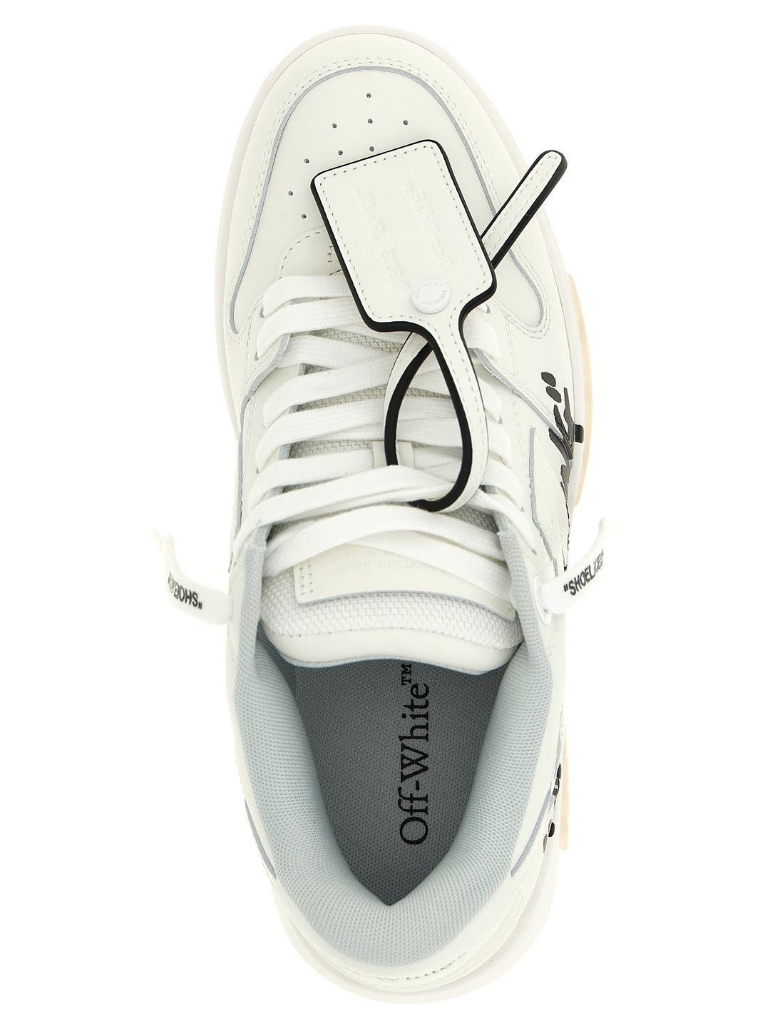 Off-White Out Of Office For Walking Sneakers - Bianco/Nero | 02982c11f5983fb8309cfd3723edd1e37bf44e02